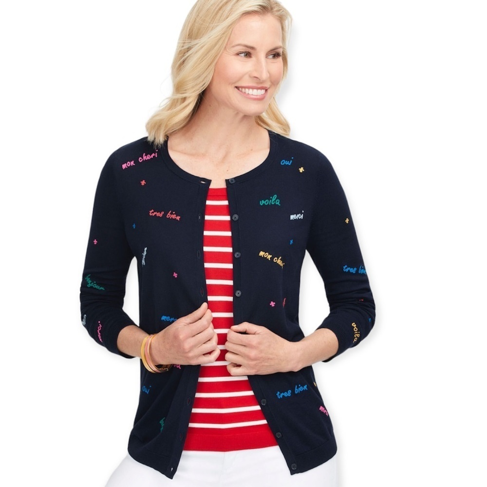 CHARMING CARDIGAN - EMBROIDERED